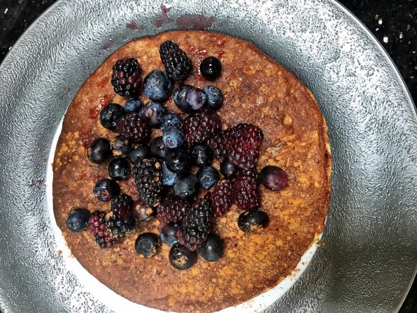 Hi-Protein, Hi-Fiber, Guilt-free Pancake