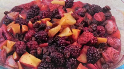 Apple Pear Berry Bake