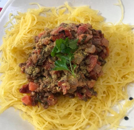 Vegetarian Lentil Bolognese