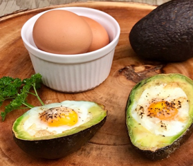 BAKED AVOCADO  EGG CUPS